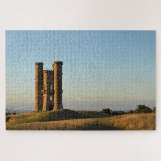 Breedwegtoren, klein kasteel in de Cotswolds Legpuzzel (Horizontaal)