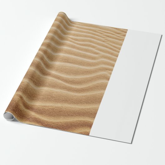 BREEDZAND MET SCHADUW VAN DE PERSOON CADEAUPAPIER (Uitgerold)