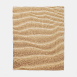 BREEDZAND MET SCHADUW VAN DE PERSOON FLEECE DEKEN