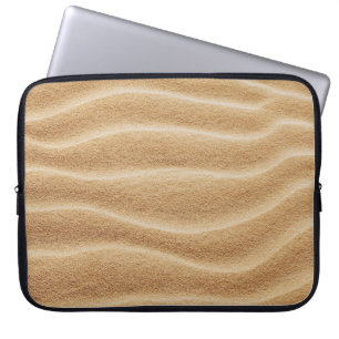 BREEDZAND MET SCHADUW VAN DE PERSOON LAPTOP SLEEVE