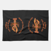 Breek de keukenhanddoek van de Crawfish Kitchen (Horizontaal)