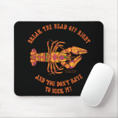 Breek de kop van de Crawfish Mousepad Muismat (Met muis)