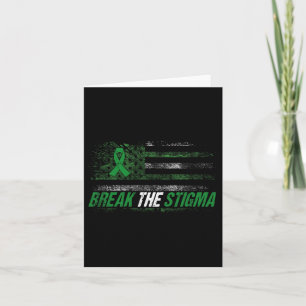 Breek de maand van geboorte van Stigma Mental Heal Kaart
