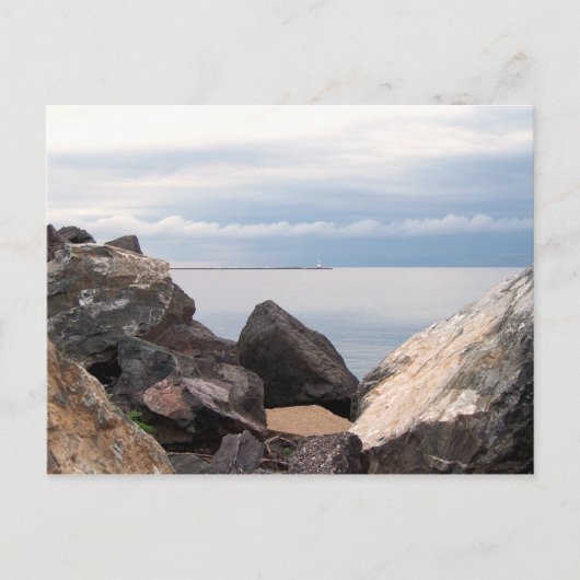 Breek de muur op het superieure meer briefkaart (Voorkant)