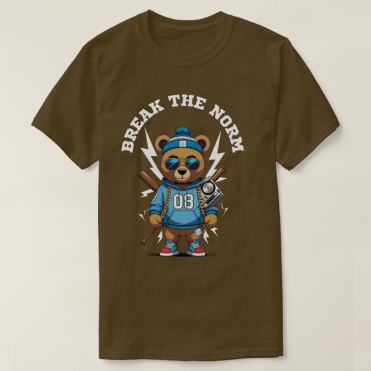 BREEK DE NORM T-SHIRT (Design voorkant)
