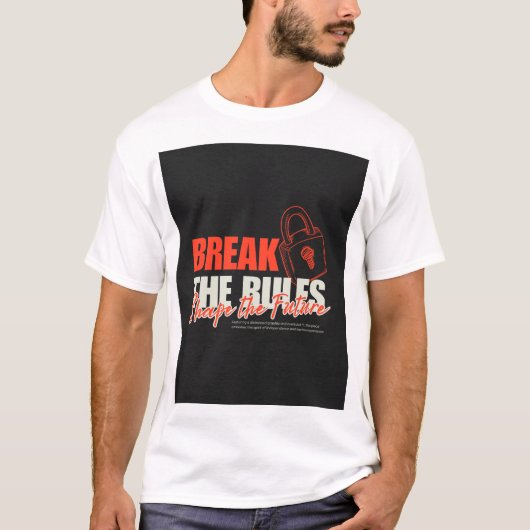 BREEK DE REGELS T-SHIRT (Voorkant)