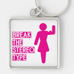 Breek de Stereotype Sleutelhanger
