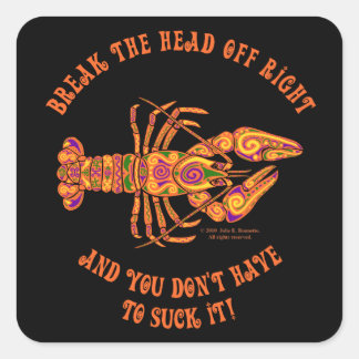 Breek de Sticker op de Square Head Crawfish