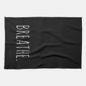 Breek de Tekst op Zwart Theedoek (Horizontaal)