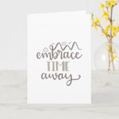 Breek de tijd weg kaart (Gele Bloem)