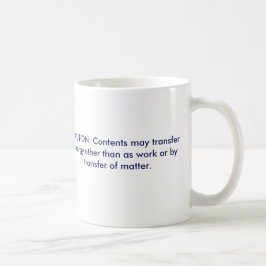 Breek de wetten van de natuurkunde! koffiemok