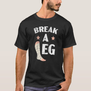 Breek een been gebroken been herstel letsel letsel t-shirt