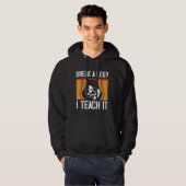 Breek een been ik leer het theater acteren drama l hoodie (Voorkant volledig)