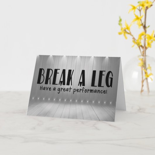 Breek een been Kaart (Gele Bloem)