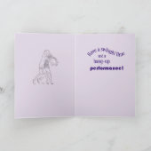 Breek een been op de openingsavond, Flapper Kaart (Binnen)