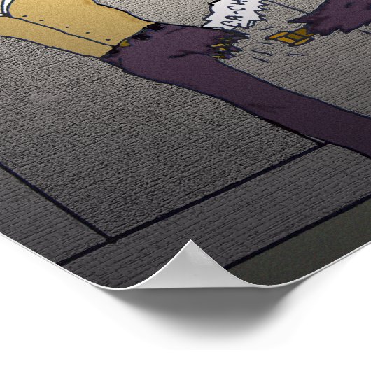 Breek een been. Poster (Hoek)