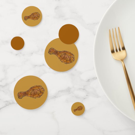 Breek een poot uit een gepoot gepoot kippendrumsti confetti (Groep)