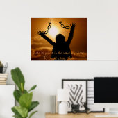 Breek elk Poster met een wand voor kettingwanden (Thuiskantoor)