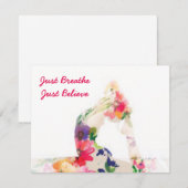 Breek gewoon de eenvoudige geloofskaart feestdagenkaart (Voorkant / Achterkant)