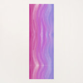 Breek het Abstracte bladontwerp op de roze achterg Yogamat (Achterkant)