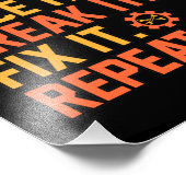 Breek het IT auto-automatische mechanische werktui Foto Afdruk (Hoek)