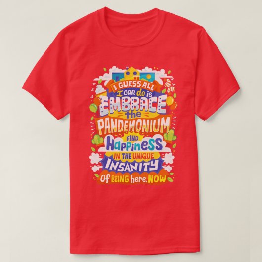 Breek het Pandemonium in T-shirt (Design voorkant)
