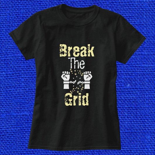 Breek het raster met Cat Paw gepersonaliseerd zwar T-shirt