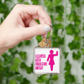 Breek het stereotype sleutelhanger (Hand)