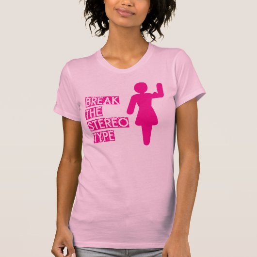 Breek het stereotype t-shirt (Voorkant)