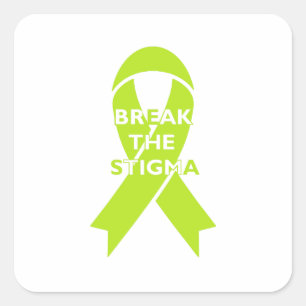 Breek het Stigma - Vierkante Sticker