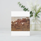 Breek het Whip', Winslow Homer_Great Work of Art Briefkaart (Staand voorkant)