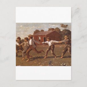 Breek het Whip', Winslow Homer_Great Work of Art Briefkaart
