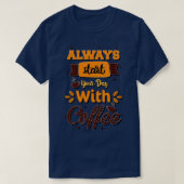 Breek je koffie voor mij altijd met je Da? T-shirt (Design voorkant)