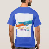 "Breek je records" T-shirt (Achterkant)