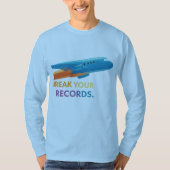 "Breek je records" T-shirt (Voorkant)