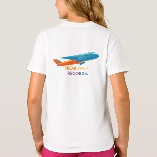 "Breek je records" T-shirt (Achterkant)