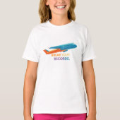 "Breek je records" T-shirt (Voorkant)