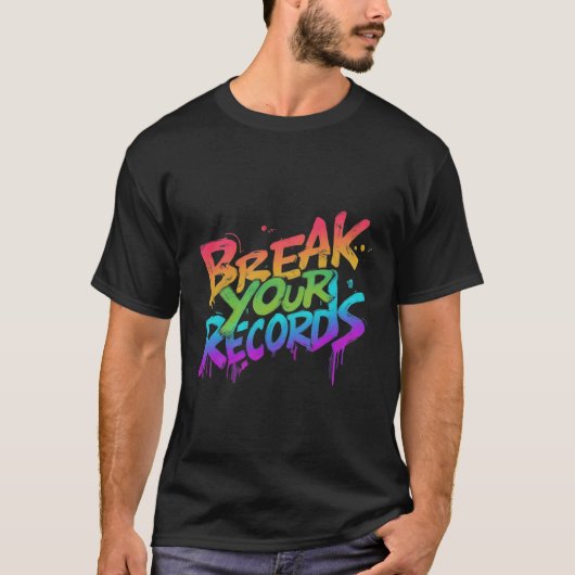 BREEK JE RECORDS T-SHIRT (Voorkant)