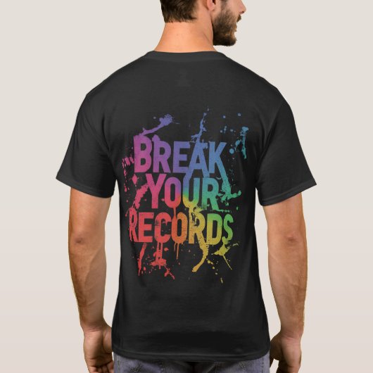 BREEK JE RECORDS T-SHIRT (Achterkant)