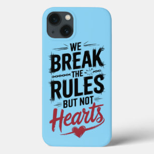 Breek regels, niet harten: typografie telefoonhoes Case-Mate iPhone case