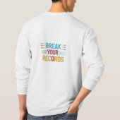 Breek uw records t-shirt (Achterkant)