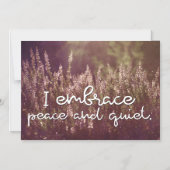 Breek vrede en stille magneetkaart uit magnetische uitnodiging (Voorkant)