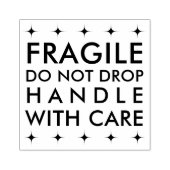 Breekbaar handvat met zorg aangepaste rubberen ste rubberstempel (Afrduk)