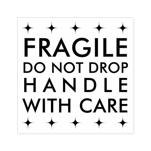 Breekbaar handvat met zorg aangepaste rubberen ste rubberstempel (Afrduk)