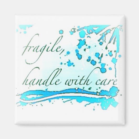 Breekbaar handvat met zorgmagneet magneet (Voorkant)