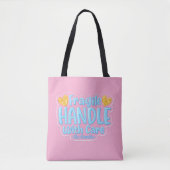 💖 Breekbaar – Hanteer Met Zorg Tote Tas 👜✨ (Voorkant)