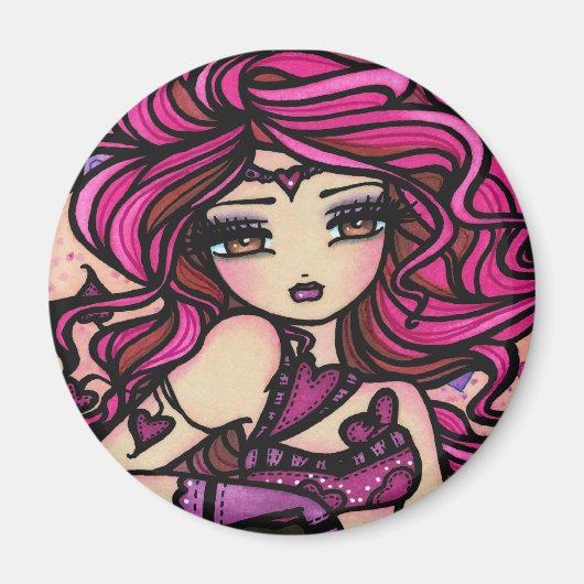 "Breekbaar hart" Fairy Magnet (Voorkant)