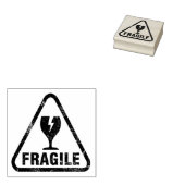 Breekbaar Rubberstempel (Gestempeld)