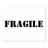 Breekbare houten blok gemonteerde rubberen stempel (Afrduk)