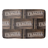 Breekbare houten krat  houtnerf verzending badmat (Voorkant)